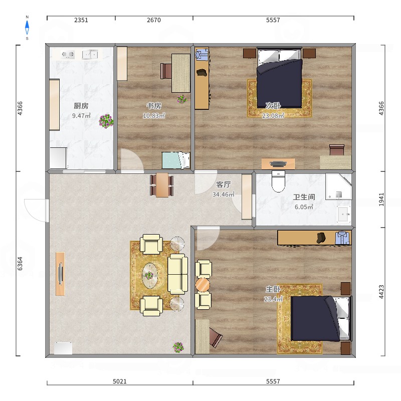 欧康世纪都会E区,欧康世纪都会E区 2室2厅1卫1阳台普通 使用面积大楼层好10