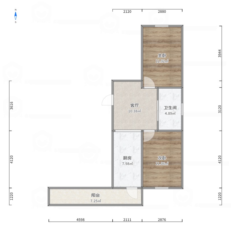 建华区三中，28中近精装2室1厅1卫二手房出售13