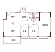 恒大金碧天下户型信息5