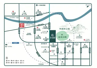 恒瑞?公园里楼盘图