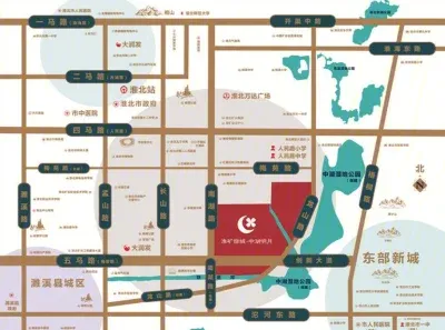 淮矿绿城·中湖明月楼盘图