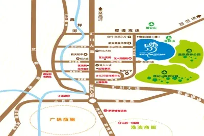 汇川国际温泉旅游城楼盘图