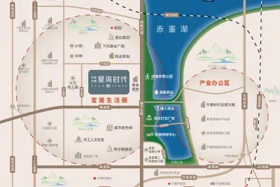 中梁大唐星海时代楼盘图