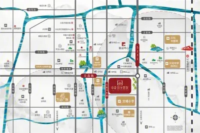 中梁时光熙院楼盘图