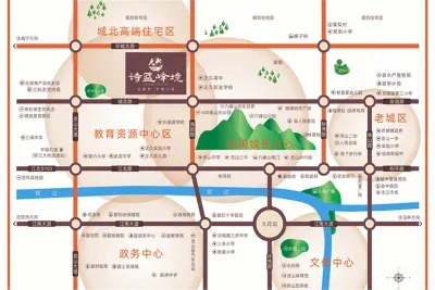诗蓝峰境楼盘图