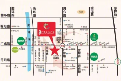 绿洲望嵩文化广场楼盘图