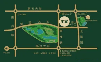 公园六号楼盘图