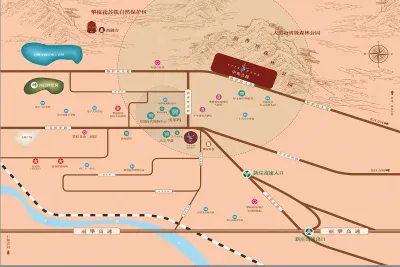 攀枝花中央公园楼盘图