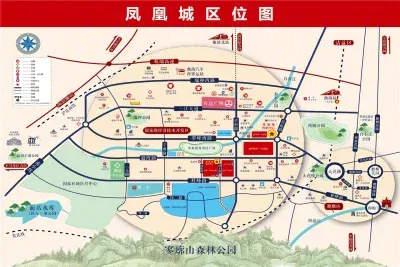 凤凰嘉园公园里楼盘图