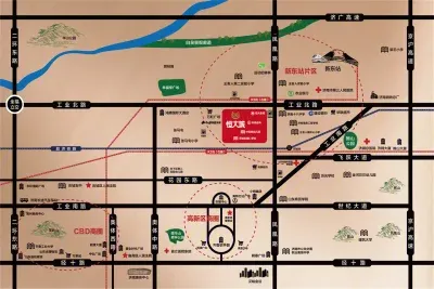 恒大城晶彩中心楼盘图