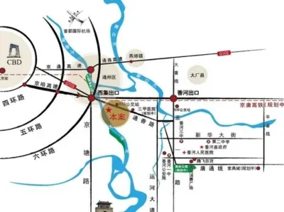 万润·北京运河湾楼盘图