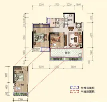 清能丽景湾户型信息4