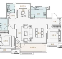 世茂雅庭户型信息3