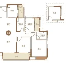 中海新城公馆户型信息6