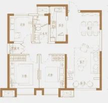 保利金香槟户型信息6