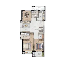美的君兰锦绣户型信息1