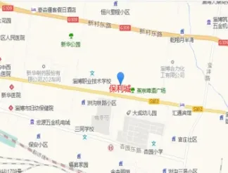 淄博保利城一期交通图2