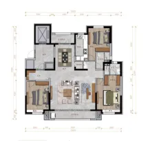 中国铁建·景晟学府户型信息9