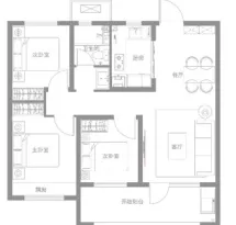 保利天珺公寓户型信息3