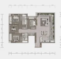 绿地旌湖名门户型信息6