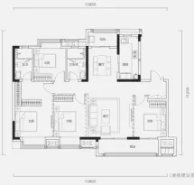 融创民发御湖壹号户型信息1