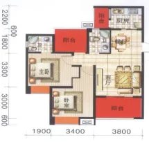 时代豪庭户型信息4