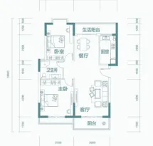 官塘世家二号院户型信息1