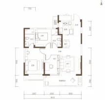 电建地产泷悦华庭户型信息2