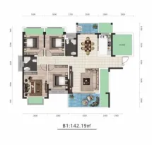 龙熙府邸户型信息4