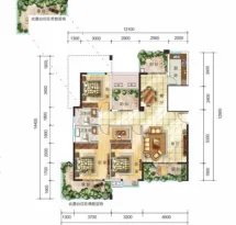 银滩万泉城1区户型信息1