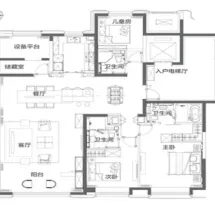 绿地海珀云翡户型信息4