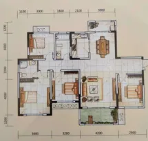 建鸿达辰河世家户型信息4