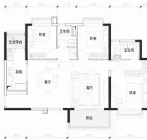 德阳恒大翡翠华庭户型信息3