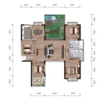 中驰晨曦桐江府户型信息4