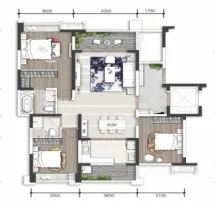 中建人居山水颐墅户型信息3