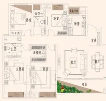 联发公园前户型信息1