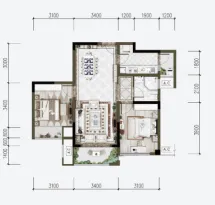 保亿丽景紫园公园ONE户型信息4