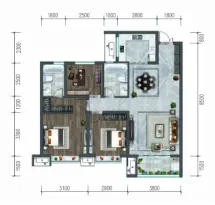 上河观邸户型信息1