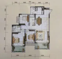 建鸿达辰河世家户型信息2