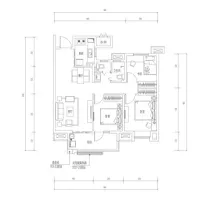 北辰金地漾时代户型信息1