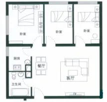 青岛宝门公寓户型信息1