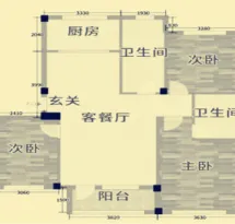 圣地·银星佳园户型信息3