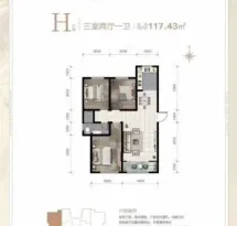 盛秦西苑户型信息3