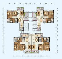 翔顺新成花园户型信息1