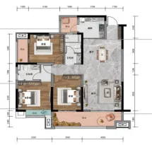 中铁岭南府户型信息4