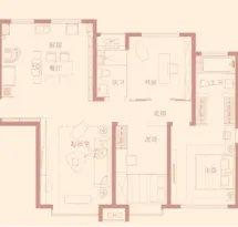 万科紫台户型信息4