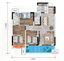 鼎仁公园雅集户型信息6