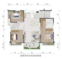 城投锦澜悦山户型信息1