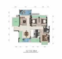 龙熙府邸户型信息3