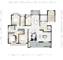 中铁建西派澜岸户型信息5